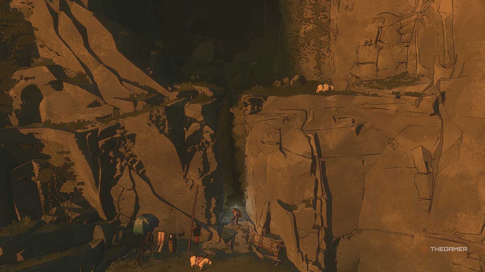 Аава в локации The Vault (Свод) в Cairn.