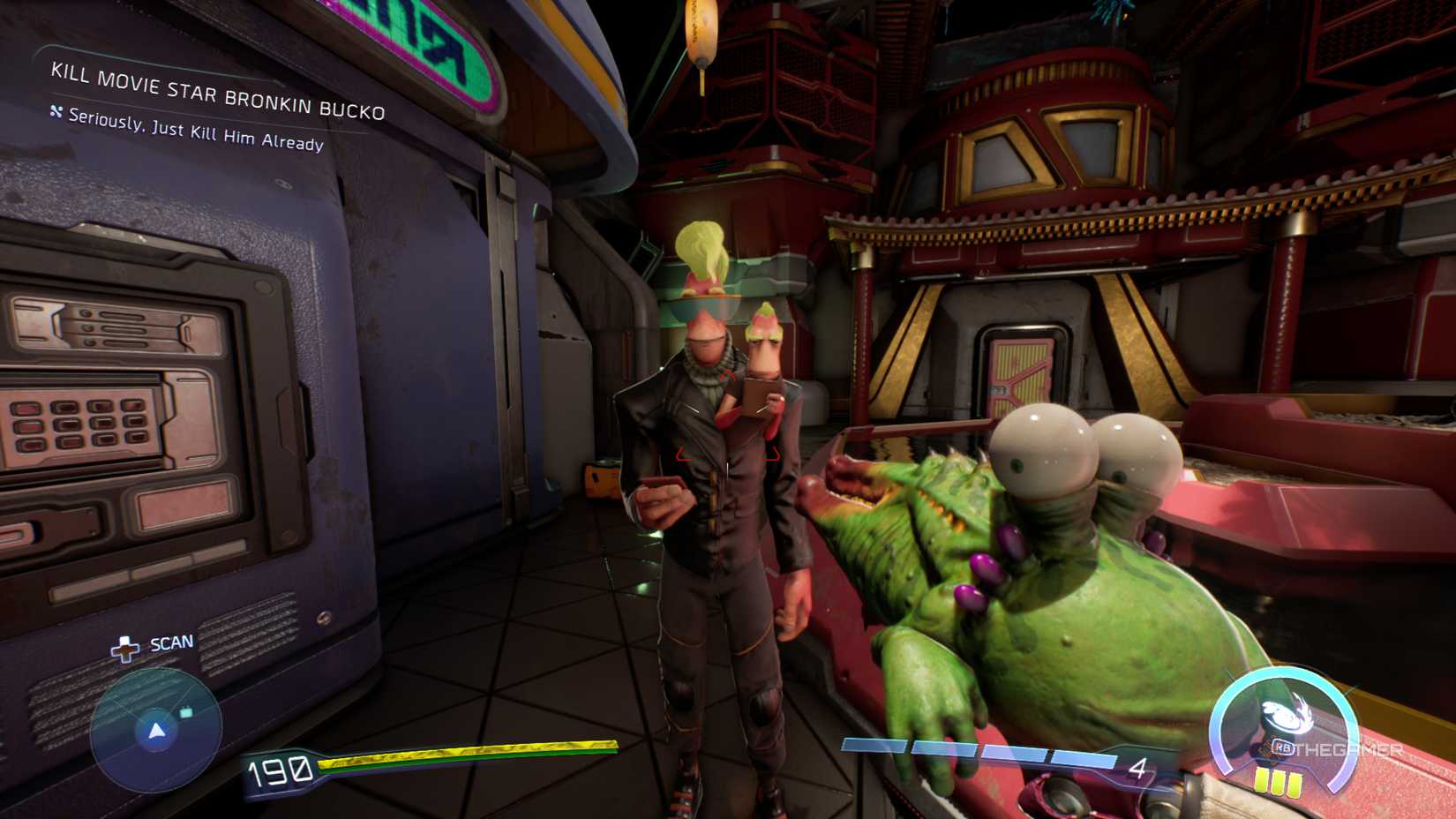 Уводим Бронкина Бако в переулок в High On Life 2