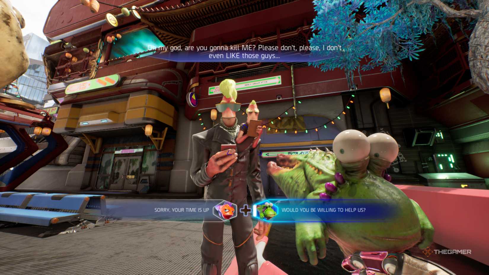 Выбор диалога с Бронкином Бако в High On Life 2