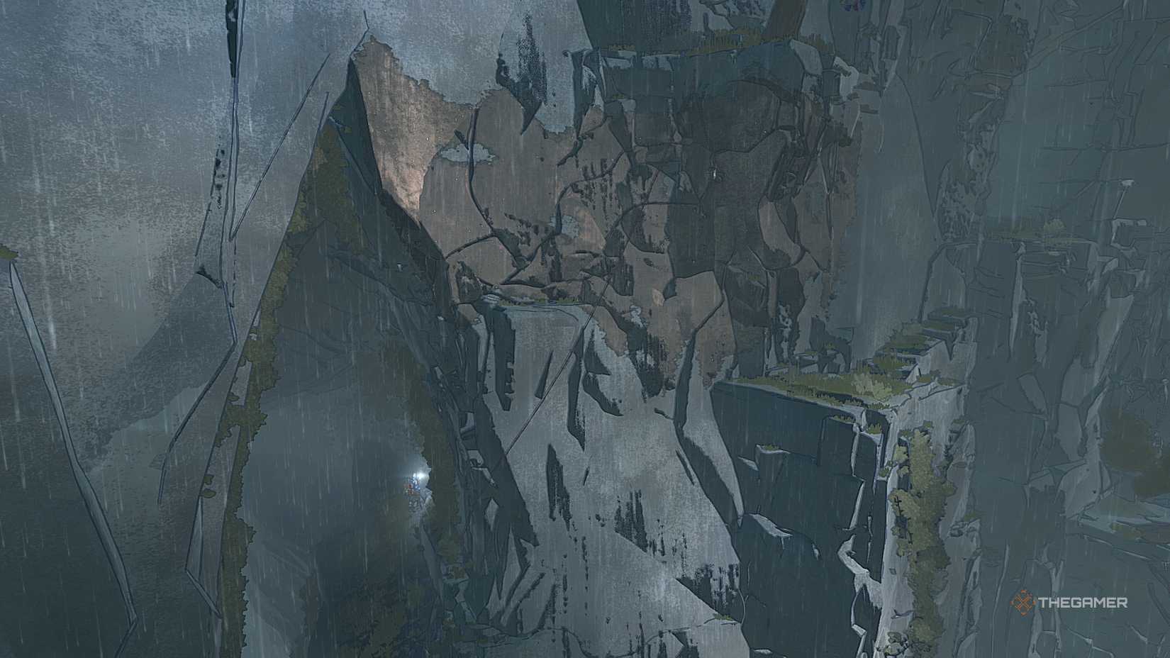 Склон горы в локации The Vault в Cairn.