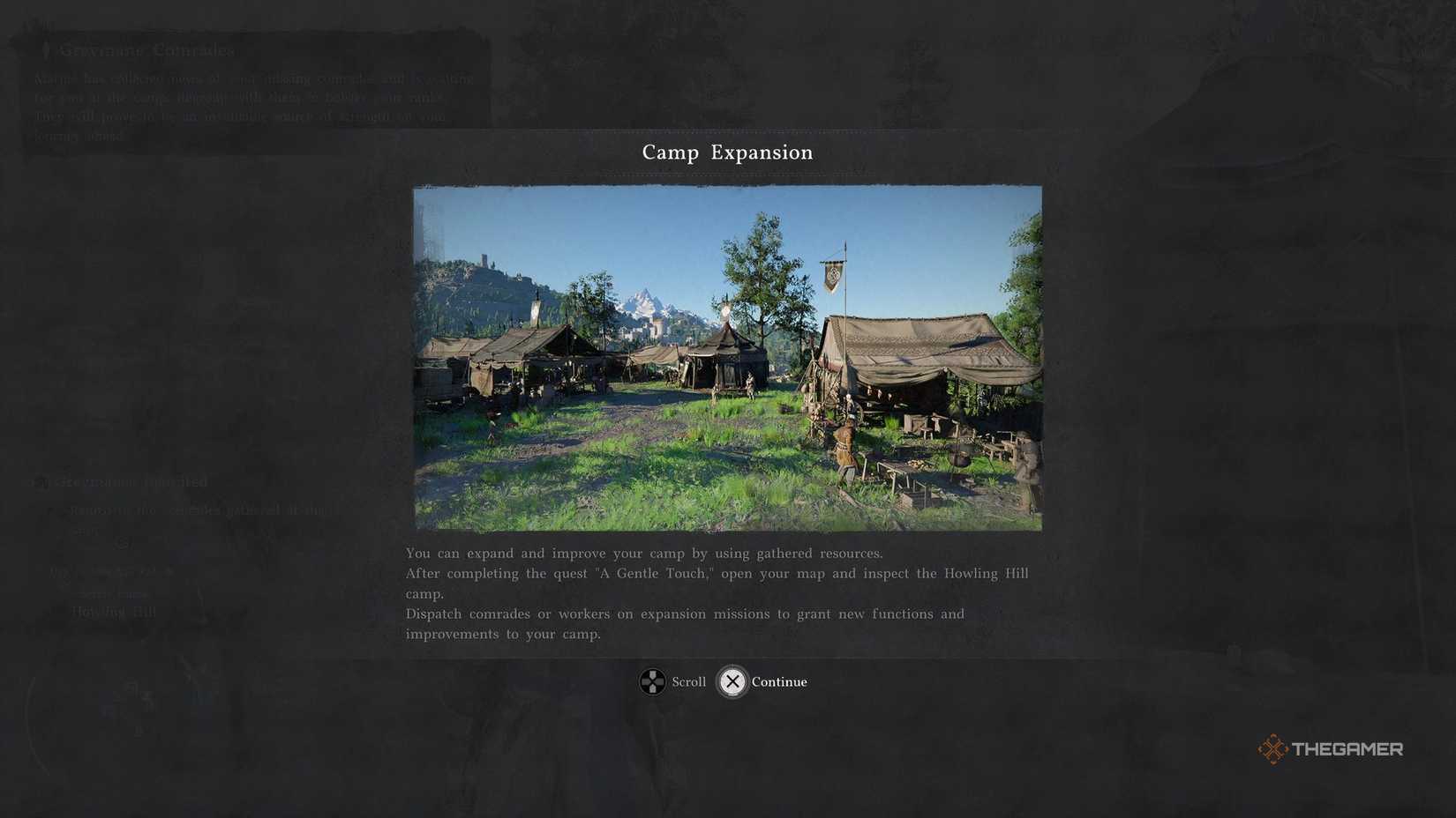 Полная разблокировка отправляемых миссий после расширения лагеря в Crimson Desert