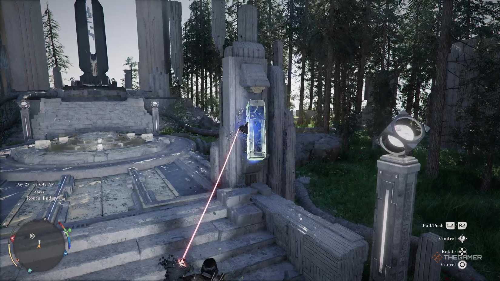 Фиксация последнего кристалла в верхней комнате