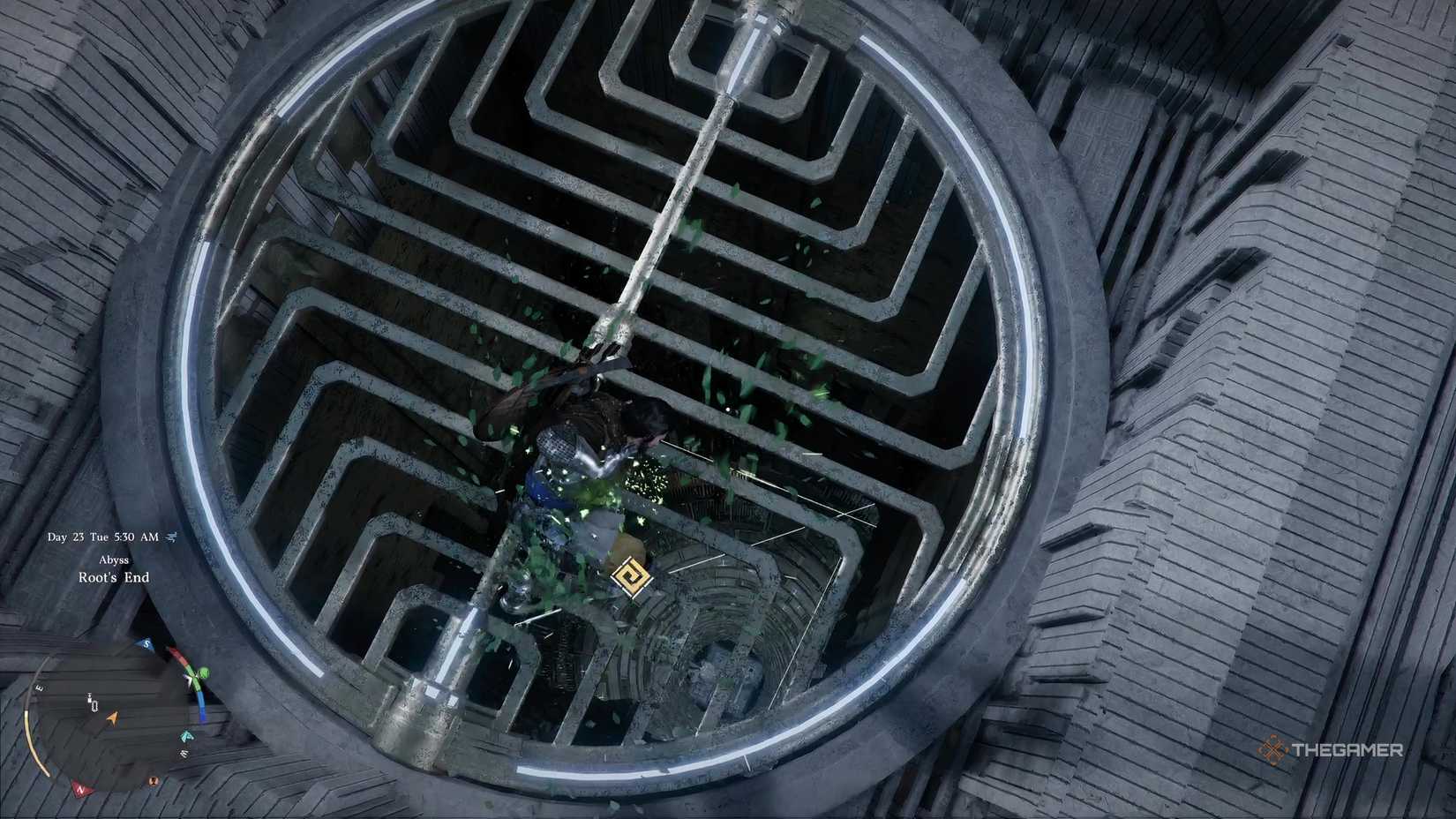 Применение Ладони силы на металлической решетке