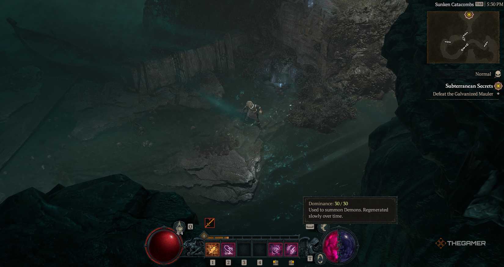 Чернокнижник в деле Diablo 4.