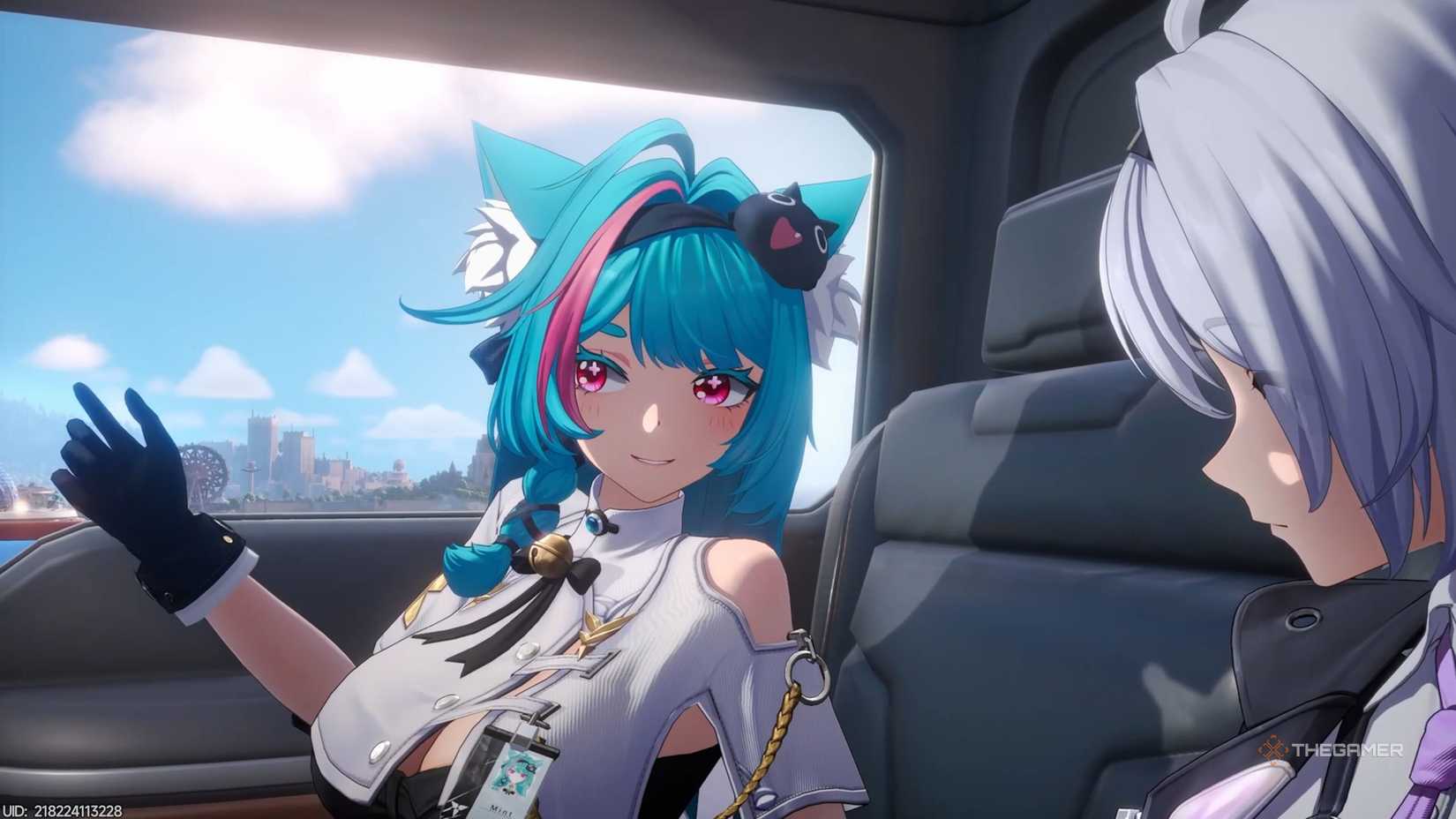 Mint talking to the female Zero in Neverness to Everness.