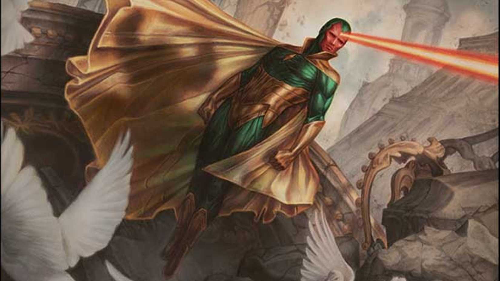 MTG Marvel Super Heroes The Vision artwork